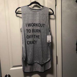 New workout shirt